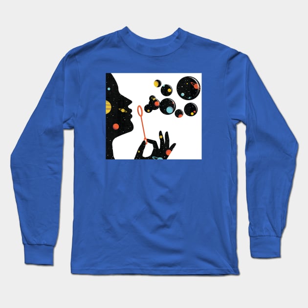 Multiverses 2 Long Sleeve T-Shirt by Neil Webb | Illustrator